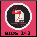 BIOS 242 Fundamentals of Microbiology with Lab