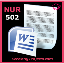 NUR 502 Week 6 Assignment | Applying Theory to a Practice Problem | Part 2